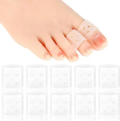 Imagen del producto de Juego de 10 protectores de dedos de silicona