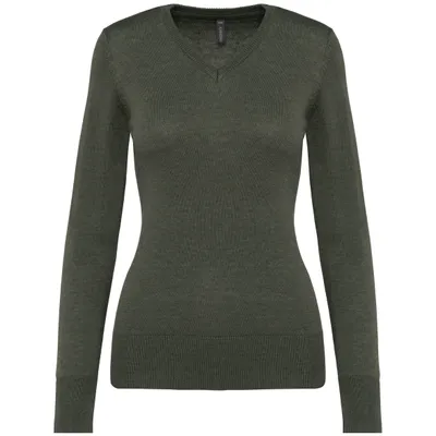 Image de Kariban Pull-over pour femme avec col en V
