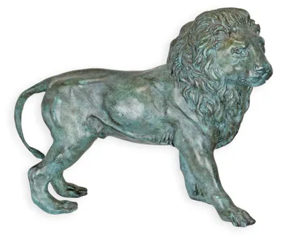Produktbild von Bronzeskulptur Löwe nach Barye Replikat Retro Design Dekoration