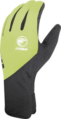 Produktbild von CHIBA Softshell Light - Radhandschuh neongelb, winddicht, atmungsaktiv, Touch...
