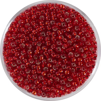 Produktbild von Miyuki-Rocailles, 2,2mm, 12g silverlined light siam