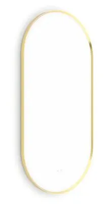 Imagen del producto de Espejo ovalado LED para baño con iluminación en el marco, modelo Nimco ZP 62000, 50 x 100 cm, grado de protección IP 44