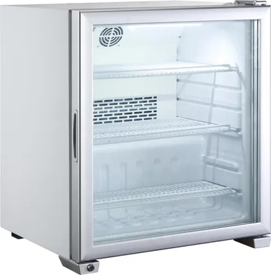 Produktbild von Glastür-Gefrierschrank 3 Ablagen bis -18C LED 90L