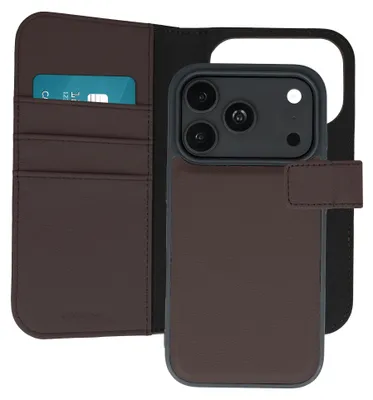 Zdjęcie produktu dla Imoshion, obudowa 2-w-1, luksusowa półka na książki do telefonu Apple iPhone 18 Pro Max / 17 Pro Max - kolor brązowy