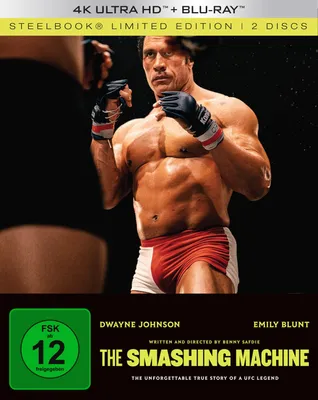 Produktbild von The Smashing Machine UHD + Blu-ray (Limited Steelbook)