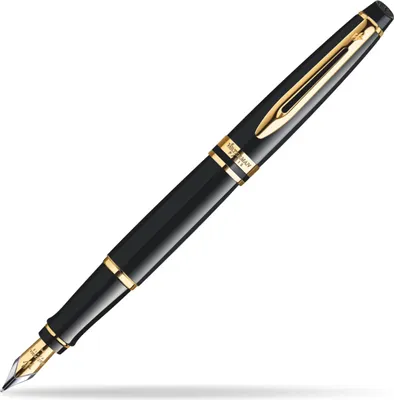Zdjęcie produktu dla WATERMAN Füllfederhalter Expert Black G.C F Blau Geschenkbox