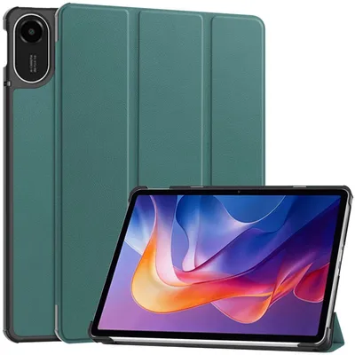 Immagine prodotto di Per Xiaomi Redmi Pad 2 4G 11 pollici 2025 Custodia Wake UP Smart Cover a 3 ante per tablet, verde