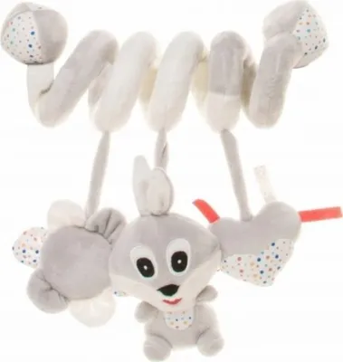 Obrázek produktu pro Plyšová spirála Rabbit, šedá