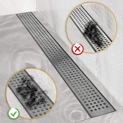 Produktbild von Haarzeef für Dusche - Abflussfilter - 1 Stück - 7 cm x 10 m