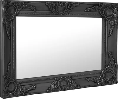 Produktbild von vidaXL Wandspiegel im Barock-Stil 60x40 cm Schwarz