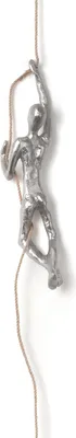 Immagine prodotto di Moritz scultura in alluminio figura arrampicatore | 30 x 8 x 8 cm | alpinista | decorazione arrampicata | decorazione finestra | figura finestra | decorazione parete | discesa in corda doppia