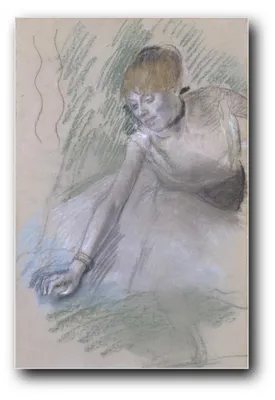 Immagine prodotto di Stampa artistica "Ballerina" di Edgar Degas – 60 x 90 cm – non incorniciata