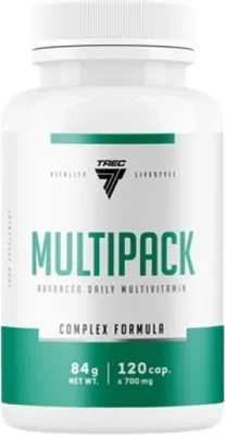 Productafbeelding van Trec Nutrition Multipack (120 capsules), smaaktraal - Vitaminen, mineralen & gezondheid - Complex van vitaminen en mineralen