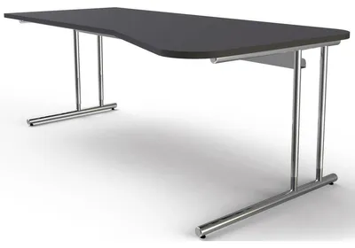 Produktbild von kerkmann PC-Schreibtisch ARTLINE (B)1.950 mm anthrazit Speditionsversand