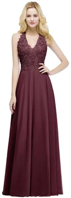 Productafbeelding van Misshow cocktailjurk, lang, elegant, geschikt voor een bruiloft, met bandjes, elegante damesjurk