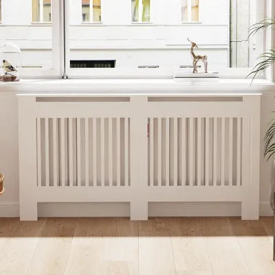 Image de Cache-radiateur haut en MDF pour les intérieurs modernes