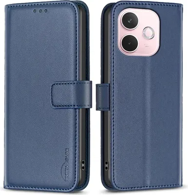 Produktbild von OPPO A5 Pro 5G Hülle - BINFEN Klapphülle - Blau