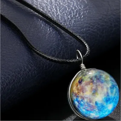 Produktbild von Halskette Universe Typ14 - Mystischer Anhänger im Glaskugel-Design KP34092