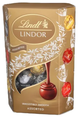 Zdjęcie produktu dla Lindt LINDOR Assorted Cornet 200g