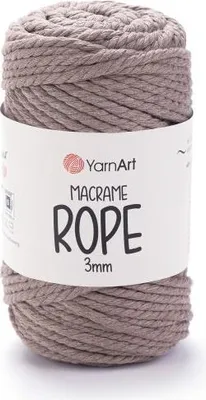Produktbild von Yarn Art Macrame Rope 3 mm 3 mm 63 m 768 Milky Brown Schnur