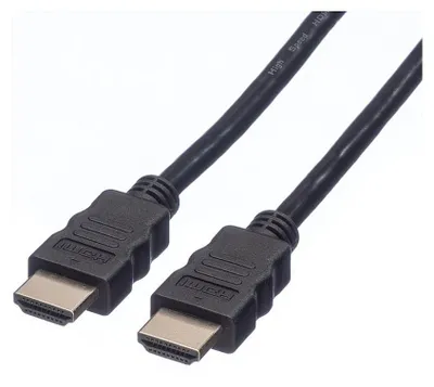 Immagine prodotto di ROLINE HDMI High Speed Kabel mit Ethernet, schwarz, 1,5 m