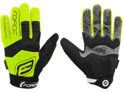 Obrázok produktu pre Rukavice FORCE MTB AUTONOMY. fluor +15 °C a viac : Veľkosť - S Veľkosť: S
