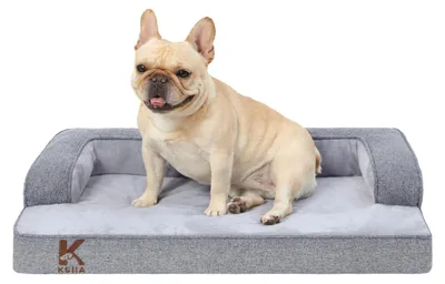 Produktbild von Orthopädisches Hundebett mit waschbarer Bezug, 73x45x15 cm