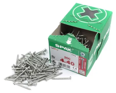 Produktbild von SPAX Halbrundkopfschraube WIROX Vollgewinde T20 4,0x40