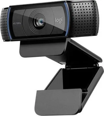 Image de Webcam Full HD 1080p, Logitech C920, Microphone intégré, Images Claires et Nettes