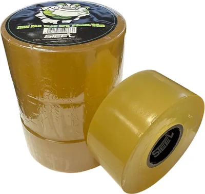 Produktbild von STEEL Stutzen Tape 3er Pack PVC clear breit 25m x 38mm