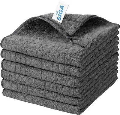 Produktbild von Famanu Mikrofasertuch 6er Set - 39,8 x 39,8 cm