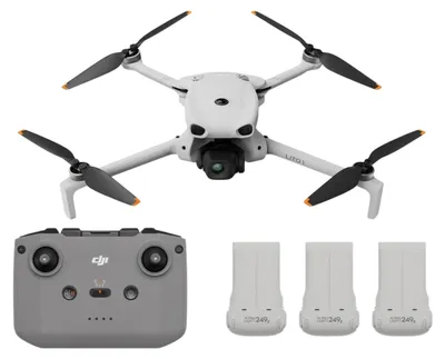 Obrázok produktu pre DJI Lito 1 Fly More Combo, 4 rotory/rotorov, 48 MP, 3840 x 2160 px, 20000 m, 2590 mAh, Šedá