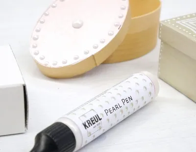 Produktbild von KREUL Effektfarbe Pearl Pen silber 29 ml