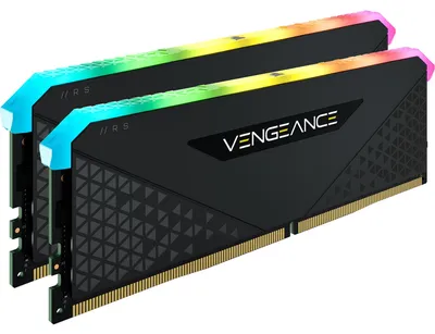 Obrázek produktu pro Corsair Vengeance RGB , 32 GB, 2 x 16 GB, DDR4, 3200 MHz, 288-pin DIMM, Černá
