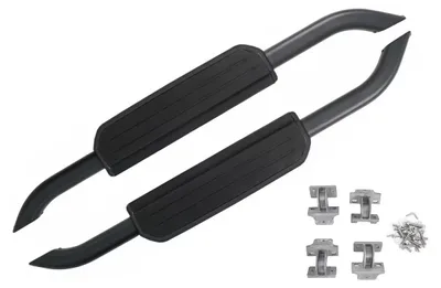 Image de Marchepieds latéraux pour Land Rover Defender 90 L663 2020+ Black Edition.