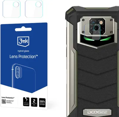 Produktbild von 3mk Hybridglas Lens Protection für Doogee S88 Pro Kamera Objektiv Kameralinse 0,16mm 6H (4 Stück)