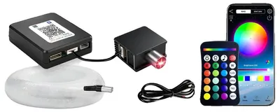 Obrázok produktu pre LED osvetlenie, inteligentné ovládanie cez aplikáciu, viacero svetelných efektov, RGBW, balík A