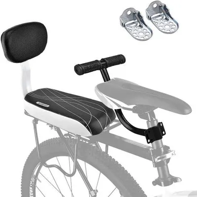 Productafbeelding van Kinder Fietsstoel - Fietszitje Achter - Veilig Vervoer - Met Armsteun Voetsteun - 34 x 18 x 12 cm