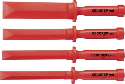 Produktbild von GEDORE red R91901004 Schonmeißelsatz 3/4"-1.1/2" 4-teilig, 3301570