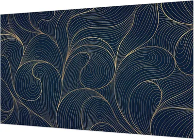 Produktbild von Selbstklebende Fototapete - Wandbilder für Wohnzimmer - 416x254 - Dekorative Wandfolie - Modernes Design für Wanddekoration - Tapeten für Innenräume - Wellenmotiv