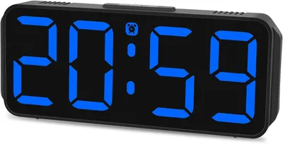 Produktbild von Kleiner Digitaler Wecker ohne Ticken, LED Anzeige, Lautstärke & Helligkeit einstellbar, Snooze, 12/24H, kompakt für Kinder Schlafzimmer