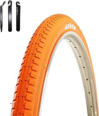 Produktbild von 1 x Kenda K-142 Fahrradreifen Fahrradmantel Orange 40-635 (28 x 1 1/2) inkl. Reifenheber