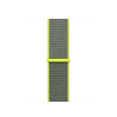 Produktbild von Apple MQW32ZM/A, Band, Smartwatch, Grau, Limette, Apple, Watch 38mm, Nylon