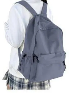 Image de Sac à dos pour enfants, unie, pour l'école, adolescents, imperméable, compartiment pour ordinateur portable, 19 litres, bleu et violet