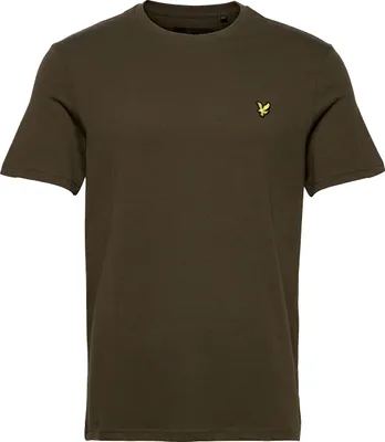 Image de T-shirt uni Lyle & Scott, couleur verte, taille L