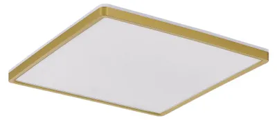 Zdjęcie produktu dla Plafon LED kwadratowy COLIS złoty 50W Odcienie bieli 3200lm tworzywo sztuczne wym:2,5x40x40cm IP20 Zuma Line