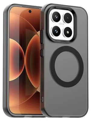 Produktbild von Magnetisch Hülle für Xiaomi 17, Schlank Durchscheinend Matt Stoßfest Handyhülle Schwarz