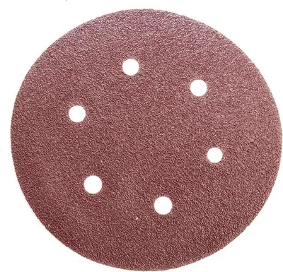 Obrázek produktu pro Brusné kotouče HAUSHALT, 6 otvorů, č. 40, d 150 mm, 5 kusů