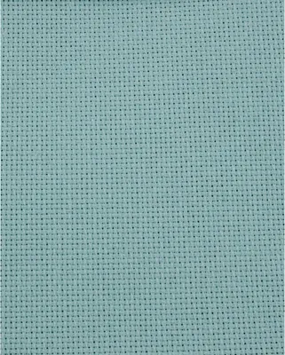 Obrázok produktu pre Permin Precut 14 ct. Aida 357 farba 274 svetlomodrá, vyšívacia látka na krížikový steh 43x50 cm