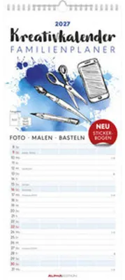 Produktbild von Kreativkalender Familienplaner 2027